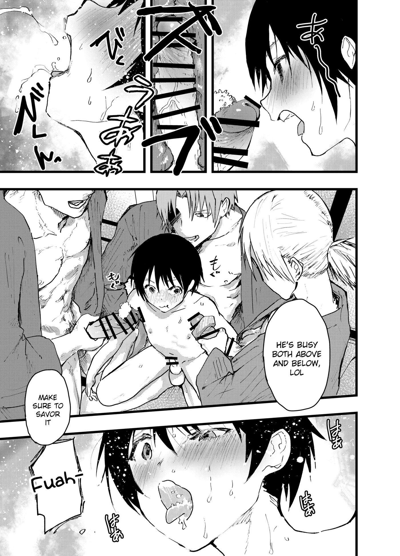 Mesu Ochi Onsen Gasshuku! Dosukebe Inran Renzoku Zecchou! [yaoi] Chapter 1000 Page 64